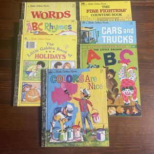 Little Golden Books Educational Counting ABC Holidays Colors Words Cars Trucks